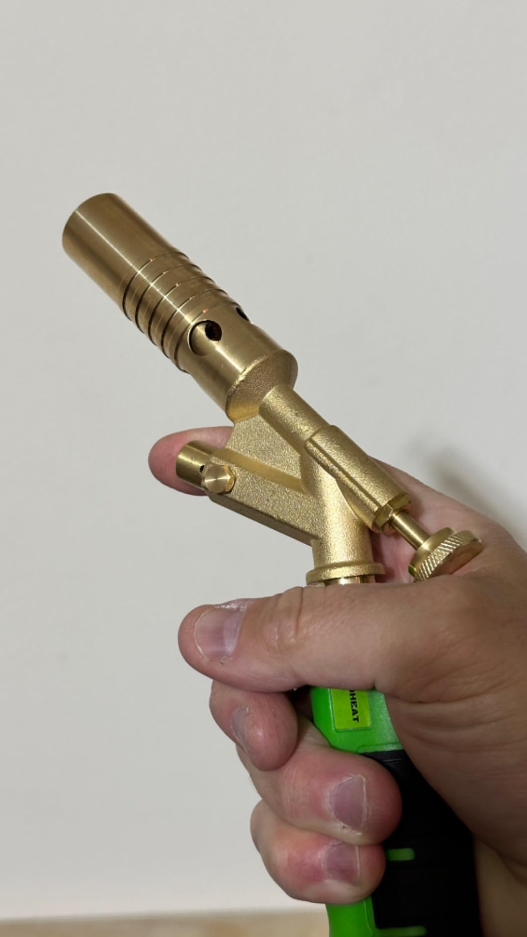 Propane Torch with 5ft Hose - 25,388 BTU Heavy Duty MAPP Gas Torch Kit, Full Brass Burner Head, Dual Flame Mode customer photo 2