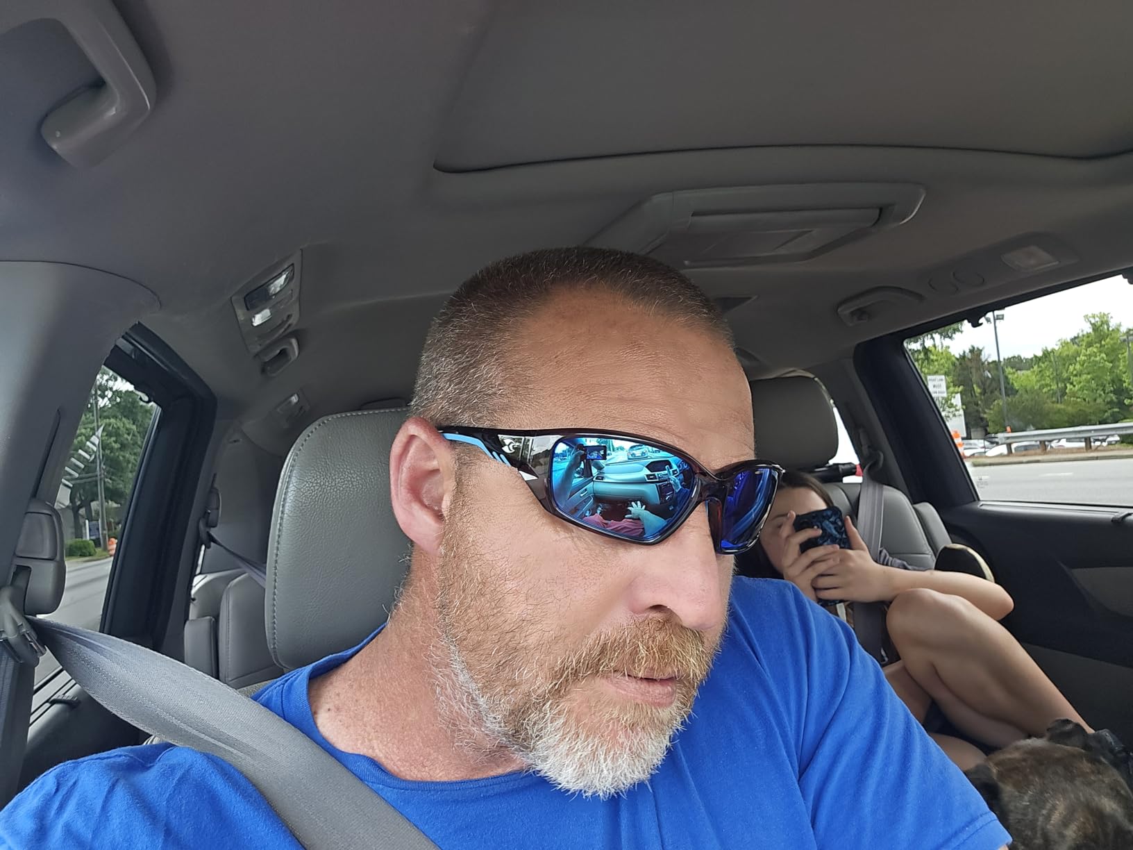 suoso Sports Polarized Sunglasses Wrap Around Goggles for Fishing Driving TR90 customer photo 2