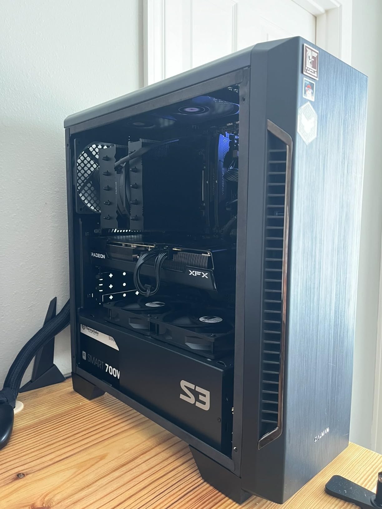 XFX Speedster QICK309 Radeon RX 7600XT Black Gaming Graphics Card with 16GB GDDR6 HDMI 3xDP, AMD RDNA 3 RX-76TQICKBP customer photo 2