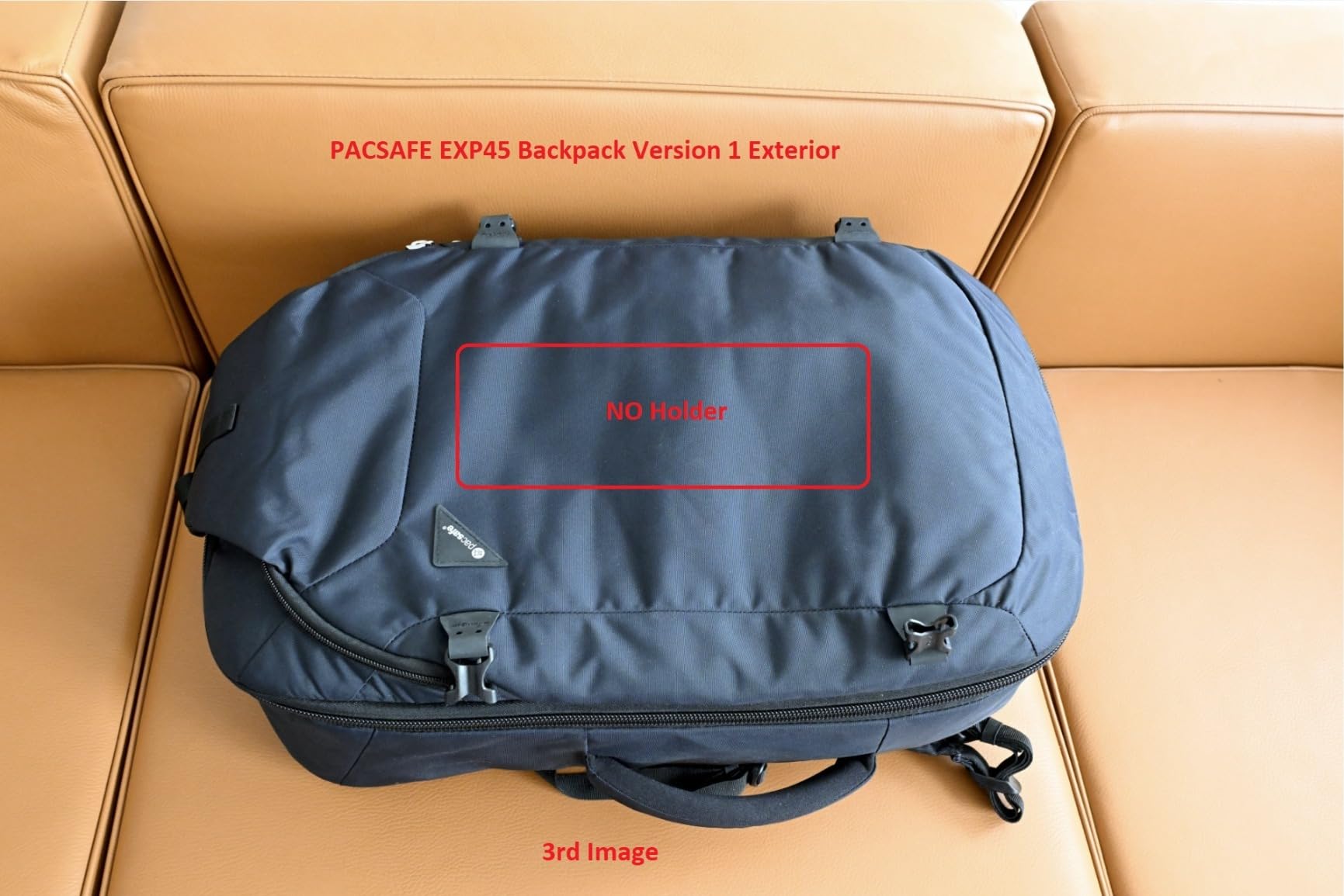 Pacsafe EXP45 Anti-Theft Carry-On Travel Pack, Black customer photo 2