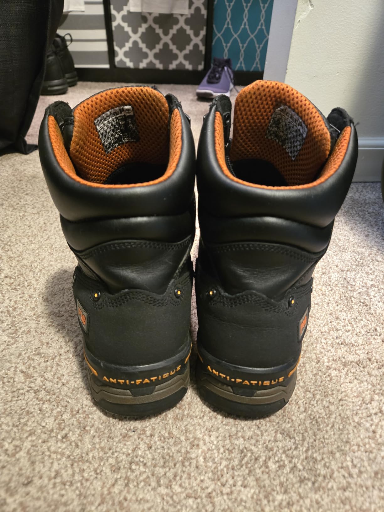 Timberland PRO Men's Endurance 6 Inch Steel Safety Toe Puncture Resistant Waterproof Industrial Work Boot customer photo 2