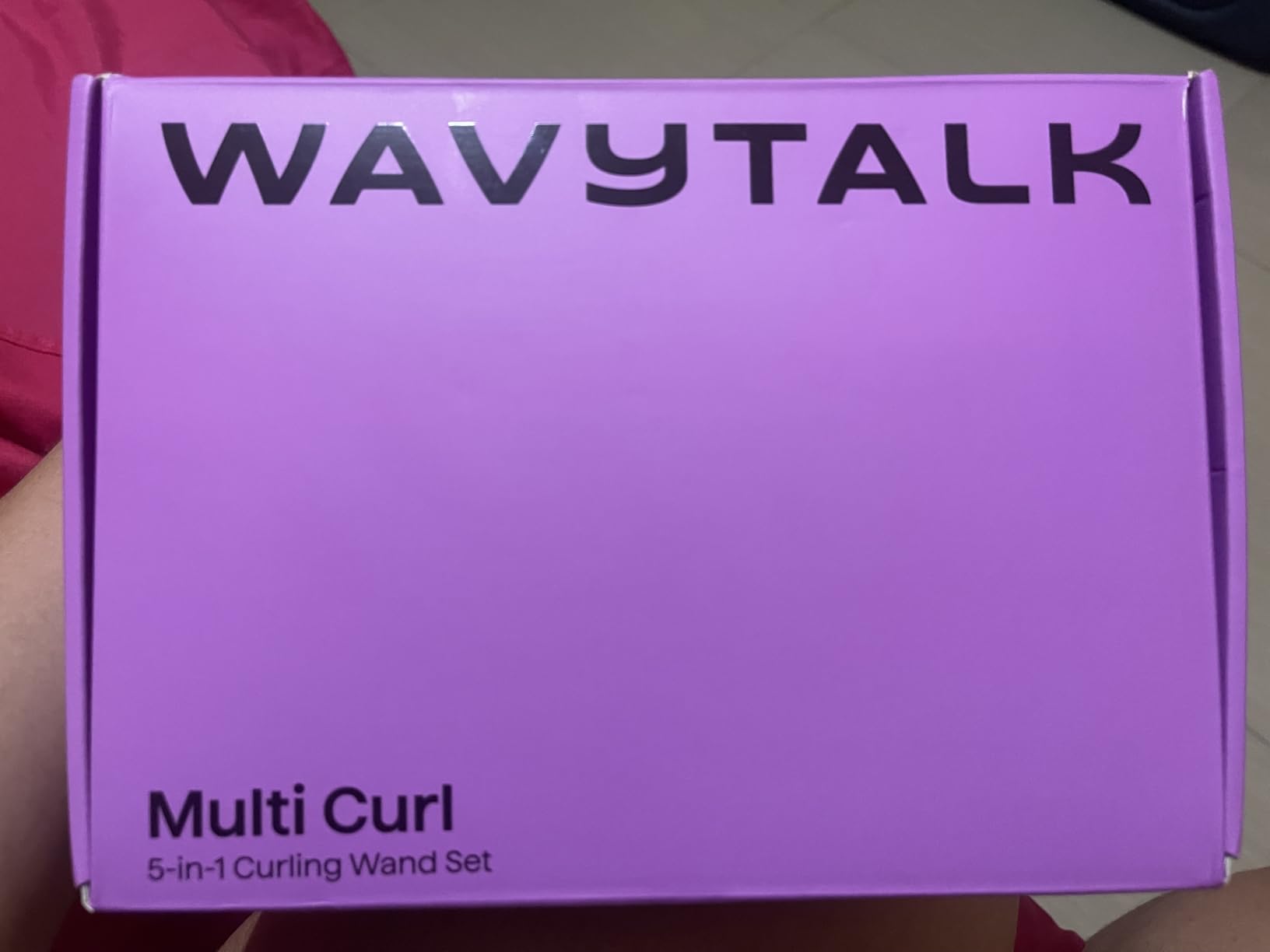 Wavytalk 5 in 1 Curling Wand Set, Dual Voltage Curling Iron Set with 5 Interchangeable Barrels Included A Thermal Brush, A Hair Crimper and 3 Ceramic Curling Wands(0.5