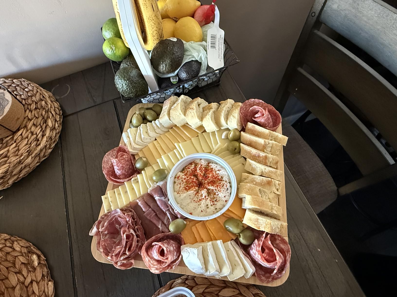 Bamboo Charcuterie Boards Gift Set - Meat and Cheese Tray with Utensils, Fruit Tray, and 2 Sauce Bowls Included - Bamboo Cheese Platter customer photo 2