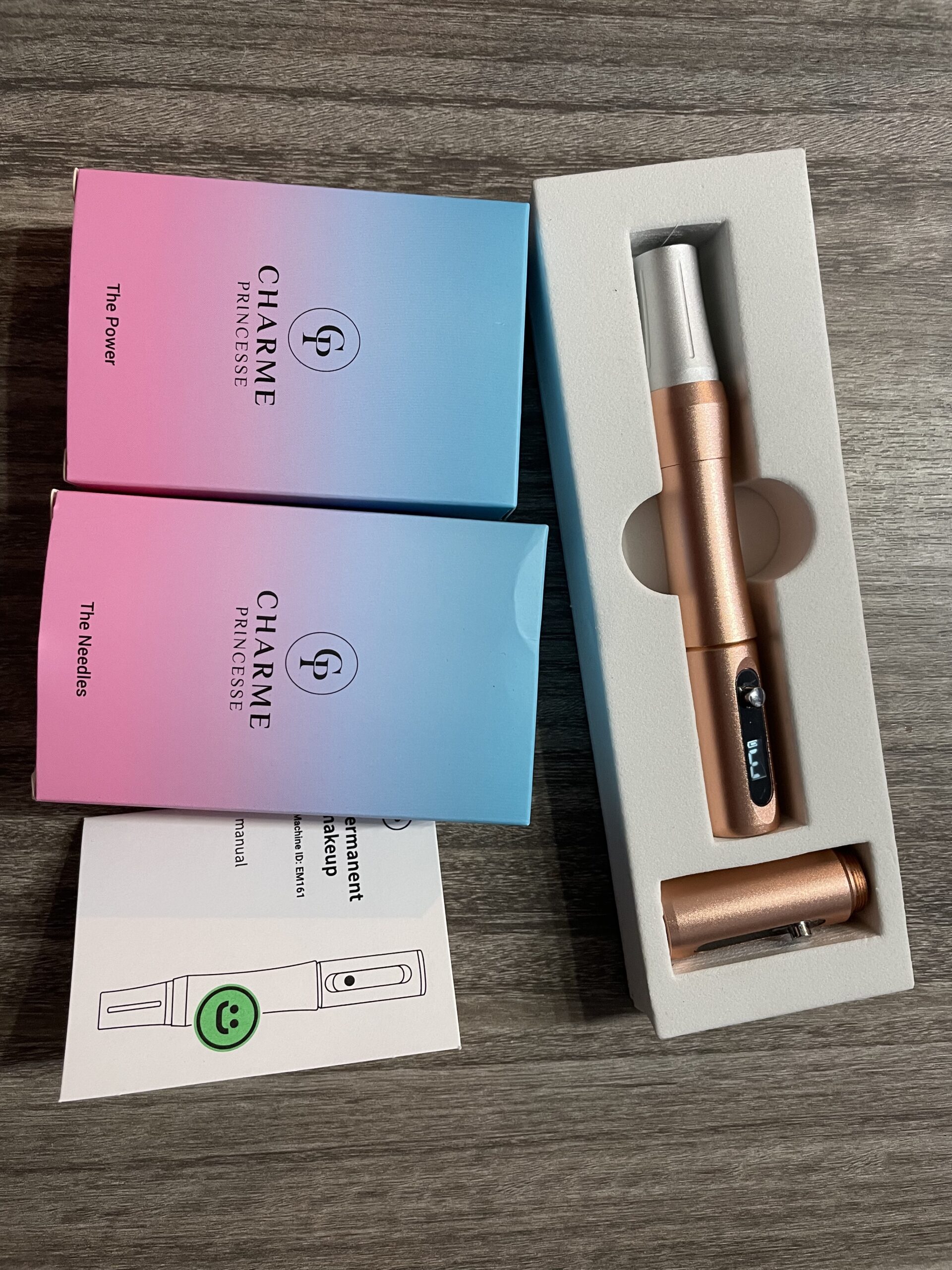 Charme Princesse Microblading Machine Kit Wireless Permanent Makeup Pen Set for Brows Eyeliner Lips CPE39KIT-10-US customer photo 2