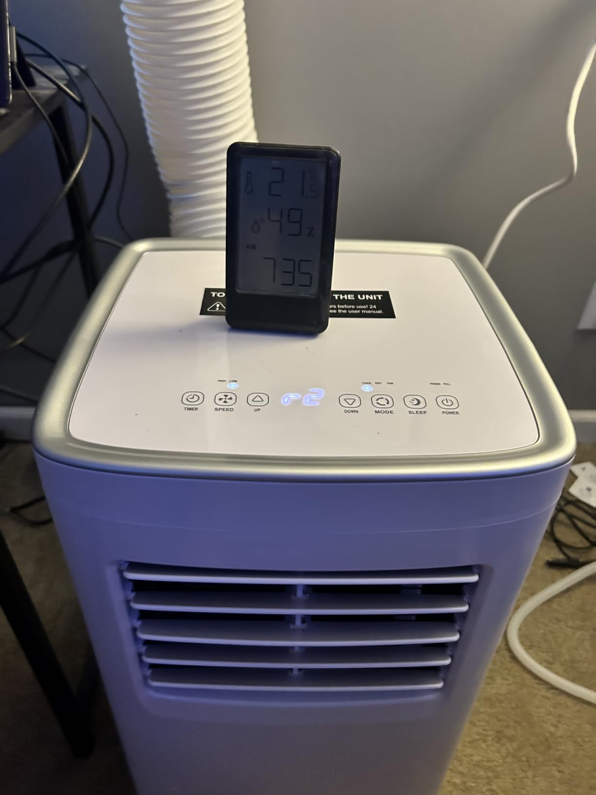 Coolblus 12,000 BTU Portable Air Conditioners, 3-in-1 AC Unit Cools Up to 550 Sq.Ft. with Remote Control/Smart Sleep Mode/24Hrs Timer/Window Installation Kit customer photo 1