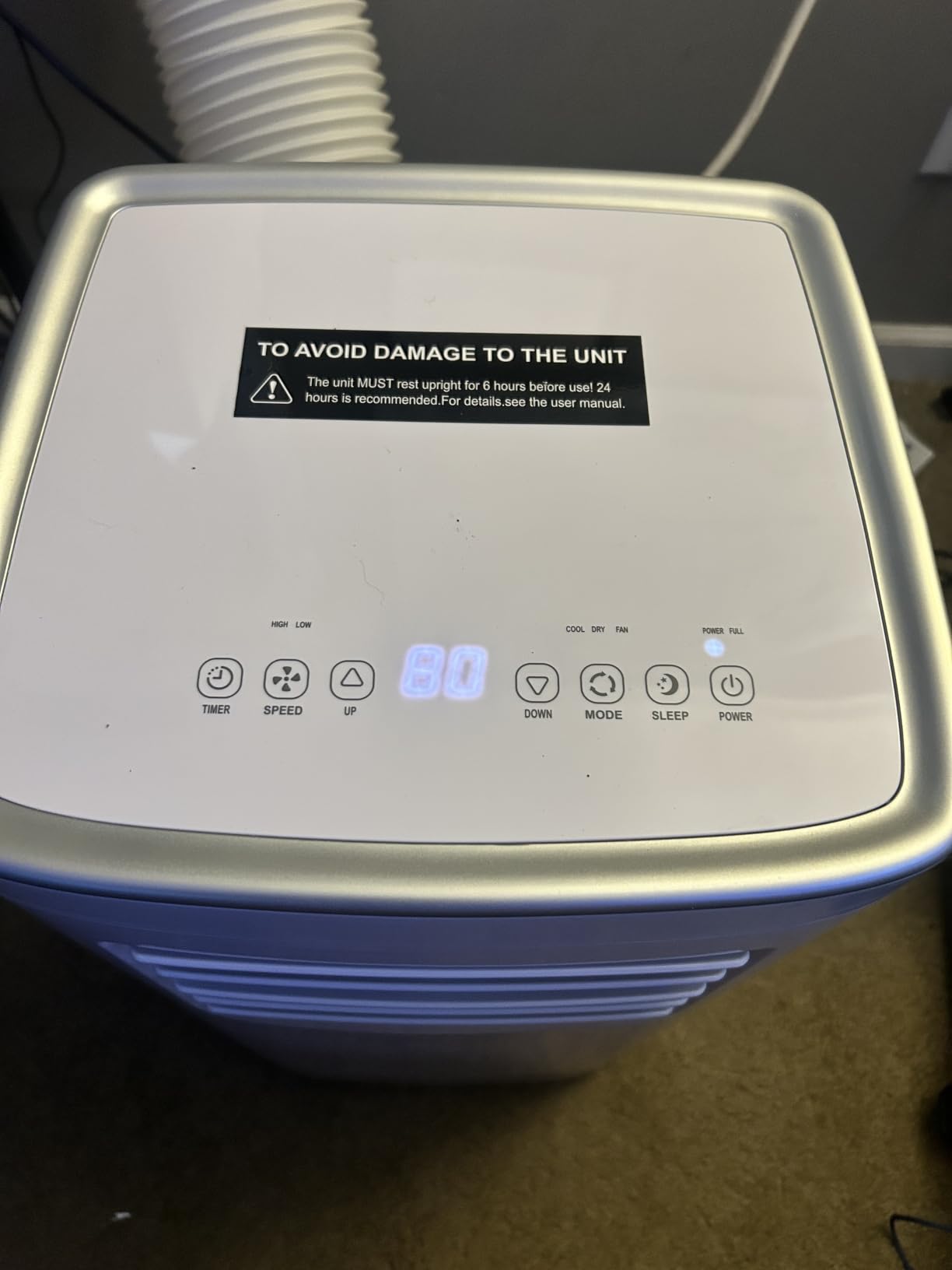 Coolblus 12,000 BTU Portable Air Conditioners, 3-in-1 AC Unit Cools Up to 550 Sq.Ft. with Remote Control/Smart Sleep Mode/24Hrs Timer/Window Installation Kit customer photo 2