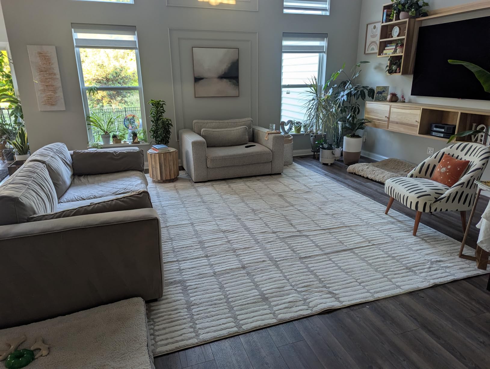 Nuloom Kailani Green, 8' x 10', Geometric, Soft and Cozy, High Traffic, Stain Resistant, Easy Clean, Durable Washable Area Rug for Bedroom, Living Room, Dining Space, Den, Foyer, Entryway customer photo 1