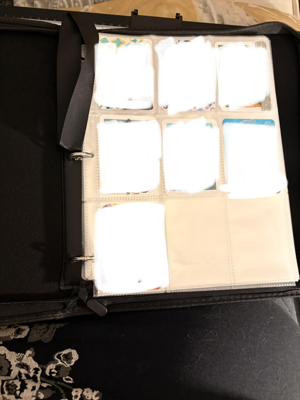 Trading Card Binder with Sleeves 9 Pocket Premium 720 Double Sided Pocket PU Card Collection Binder, Collectible Albums Card Folder for MTG, TCG, Sports Cards customer photo 2
