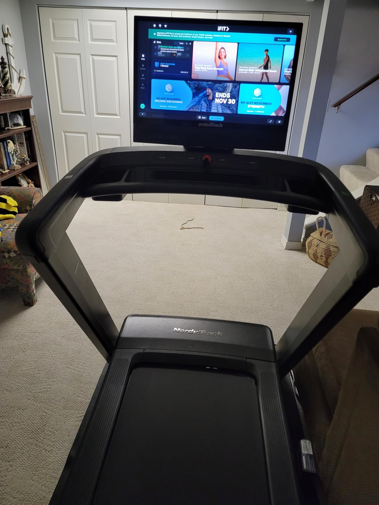 NordicTrack Commercial Series: Premium Foldable Treadmill, Incline & Decline, iFIT (Commercial 2450) customer photo 2