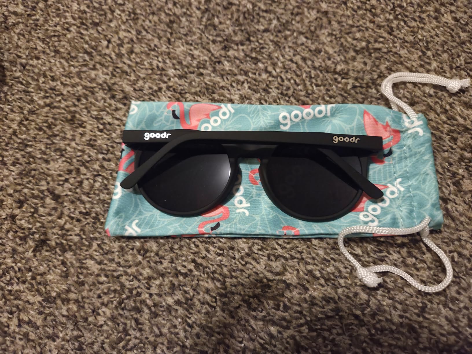 Polarized Round Sunglasses, Small Sized (Circle G), UV400 Protection, No Slip, No Bounce customer photo 1