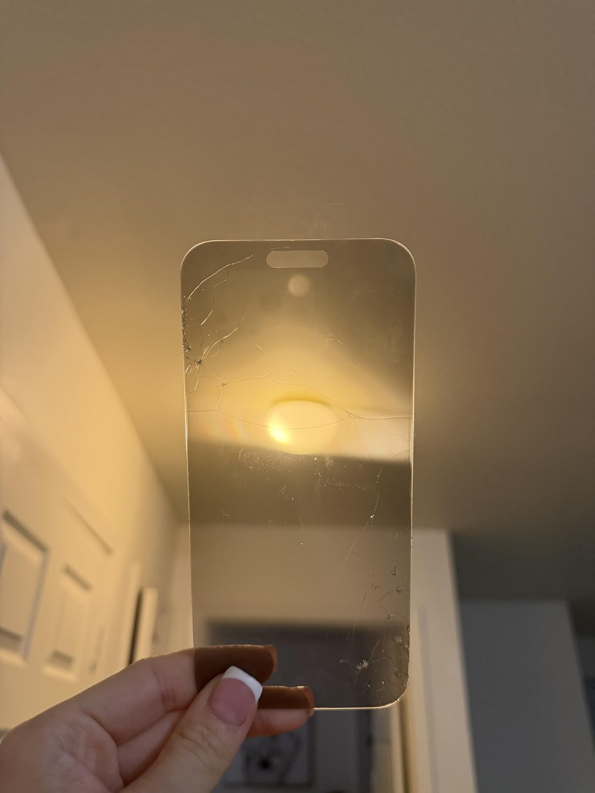Spigen AluminaCore Tempered Glass Screen Protector [Glas.tR EZ Fit - Privacy] for iPhone 17 Pro Max | iPhone 16 Pro Max [2 Pack] 9H+ Hardness, Anti-Spy customer photo 2