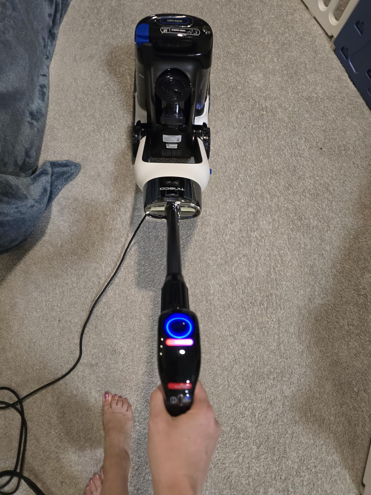 CARPET ONE Cruiser Smart Carpet Cleaner, Self-Cleaning and FlashDry, Deep Cleaning for Pet, Carpet and Upholstery, 167 PowerDry, 130W Powerful suction SmoothPower customer photo 2
