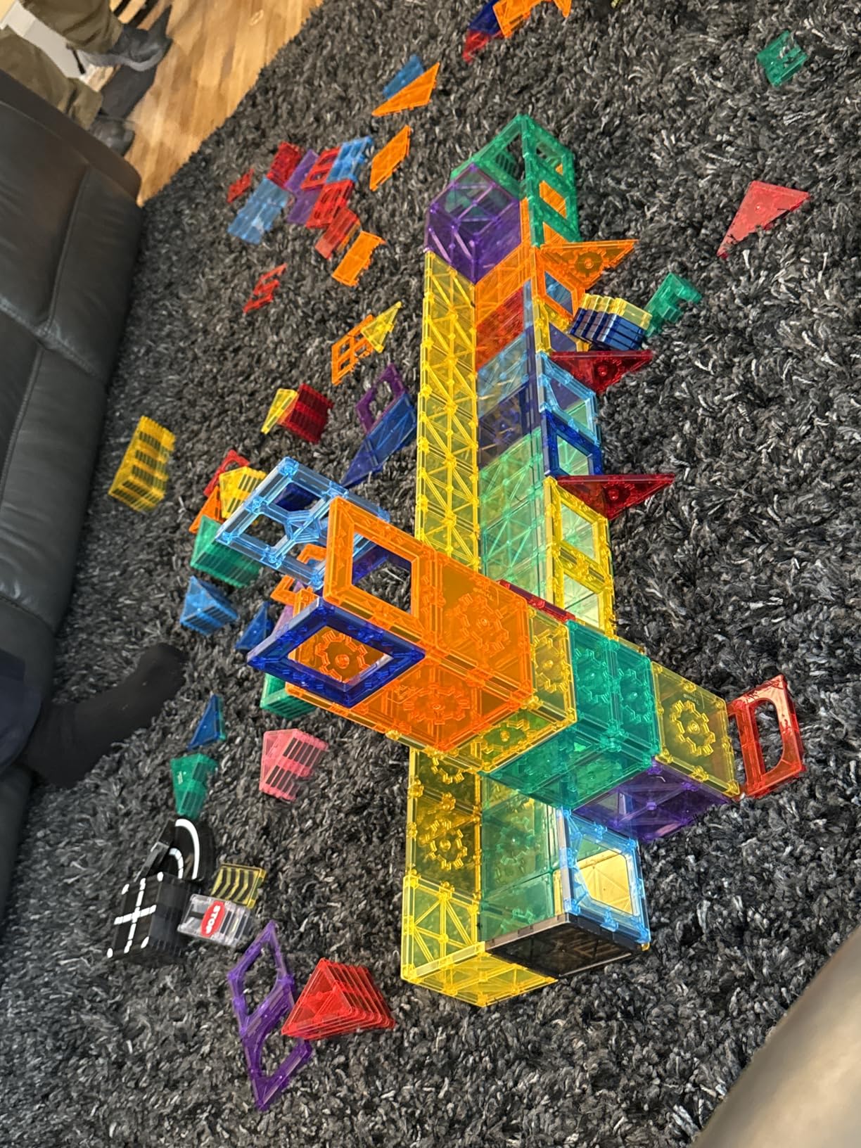 Magnetic Tiles - Road Set, Magnetic Building Blocks, Preschool Montessori Toys Gift for 3+ Year Old Boys and Girls, Sensory Christmas Toys for Kids Aged 3-5 and 4-8, Ideas for Toddler with Autism customer photo 1