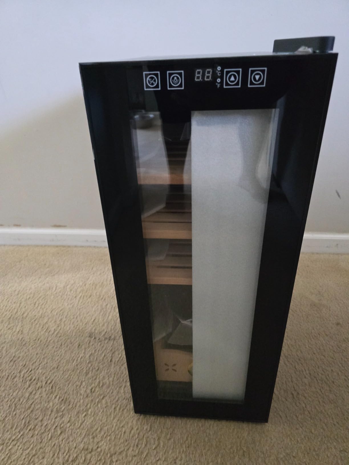 EUHOMY Electric Cigar Humidors, 35L Cigar Humidors, Cooling & Heating Humidor Cabinet with with Spanish Cedar Wood, Electric Cooler for 255 Counts with Digital Hygrometer, 4 Layers customer photo 1