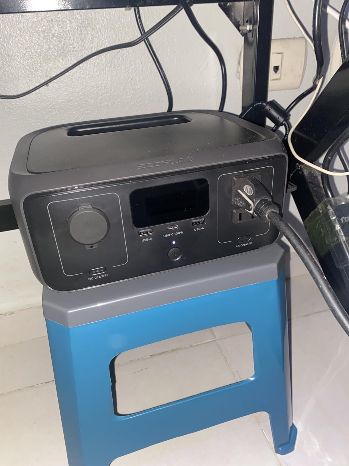 EF ECOFLOW Portable Power Station RIVER 3, 245Wh LiFePO4 Battery Power Station, 1Hr Fast Charging, 300W/X-Boost 600W Solar Generator for Outdoor/Camping/RVs/Home Use customer photo 1