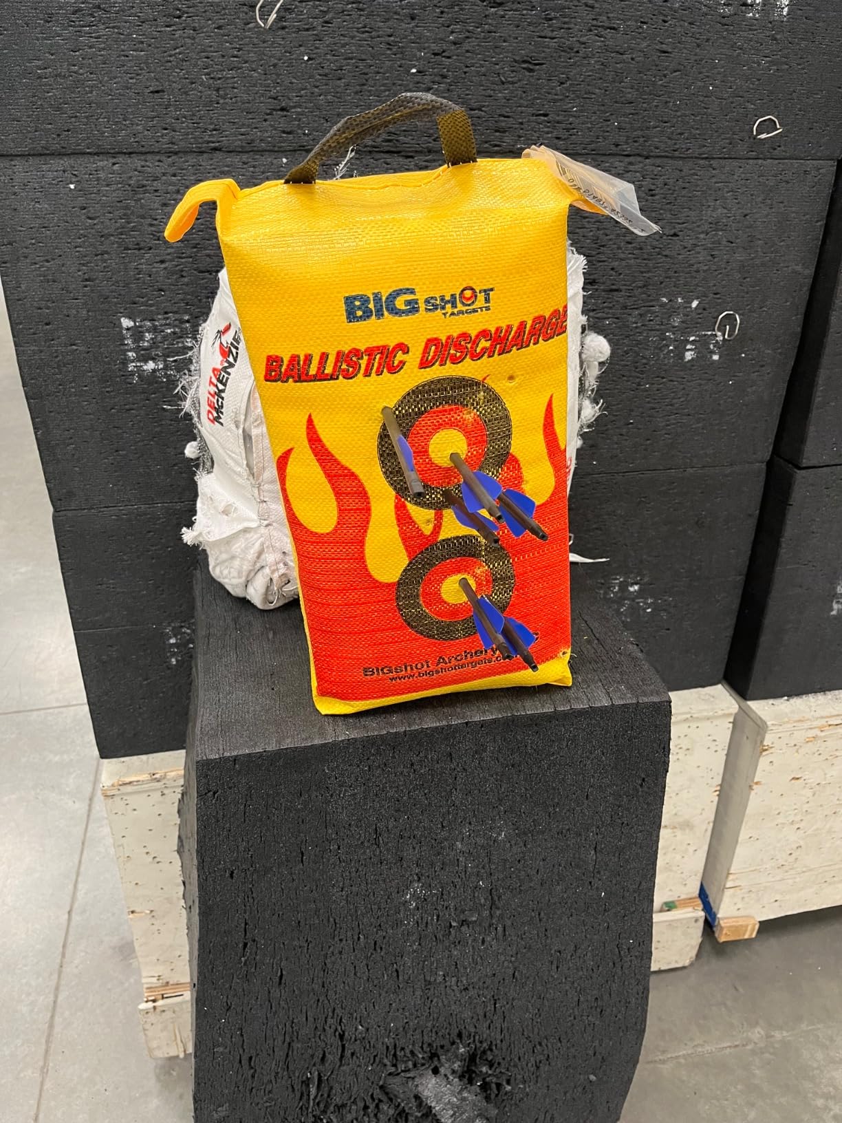 BIGSHOT Archery Crossbow Ballistic Discharge Bag Target - 505 FPS Rated, Multi-Layered Core, 18