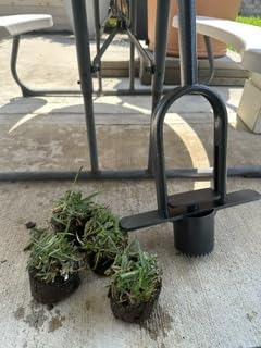Dolibest Sod Plugger, Bulb Planter Tool with Non-Slip Grip Handle. Turf Cutter and Grass Plugger Tool with Dual Pedals, Sharp Serrations, Perfect for Zoysia, Bermuda and More (Upgrade) customer photo 1