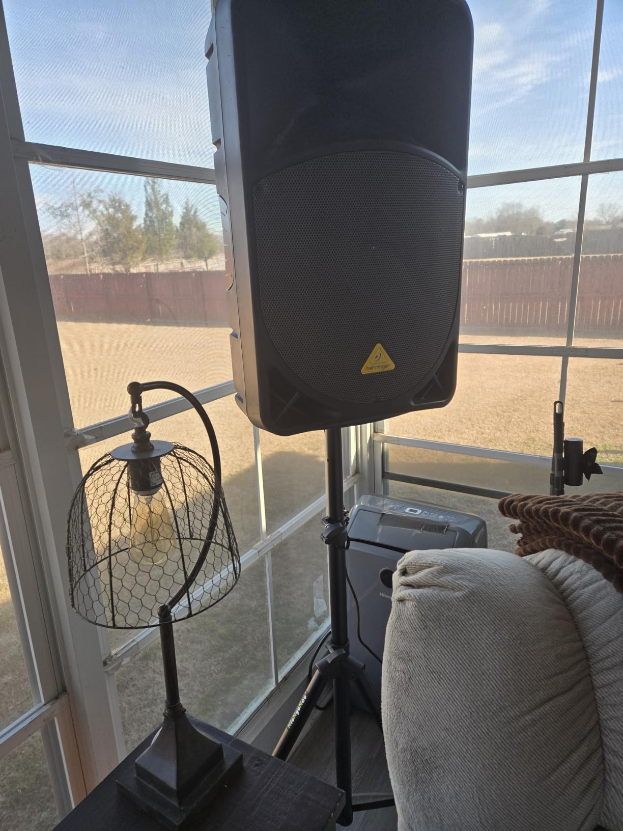 Pair of Speaker Tripod Stands Height Adjustable from 43.7