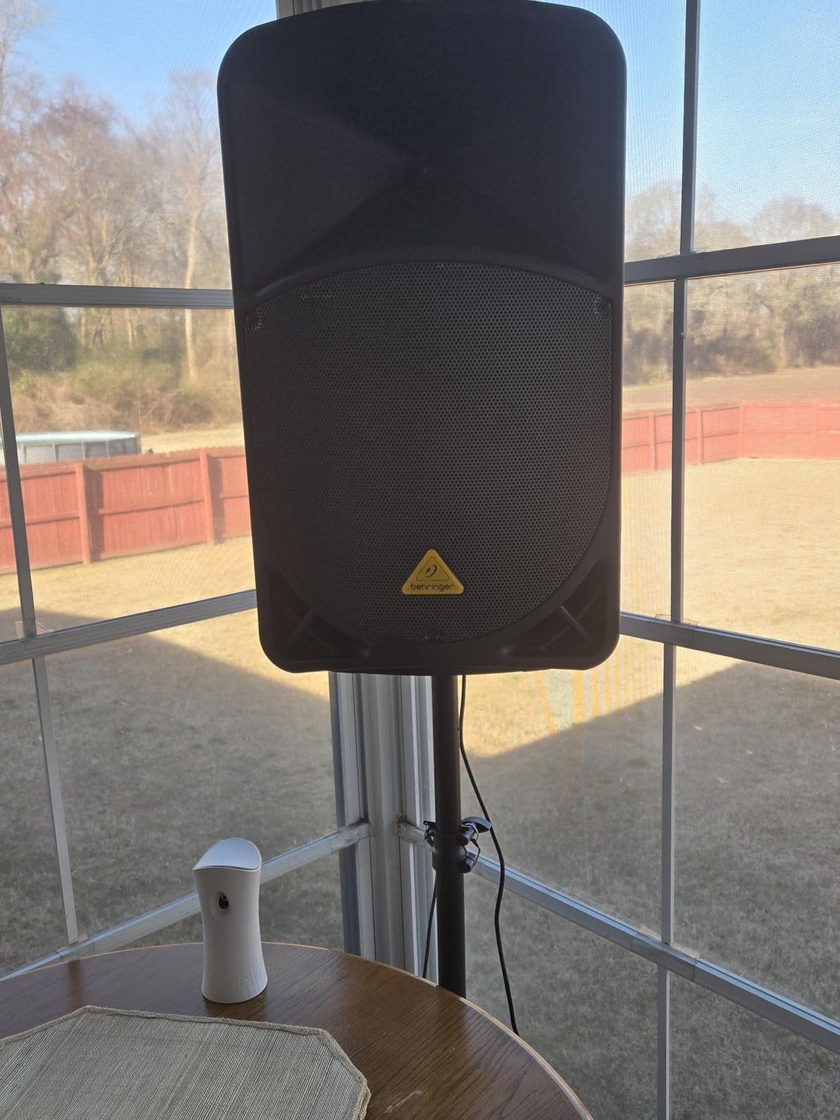 Pair of Speaker Tripod Stands Height Adjustable from 43.7