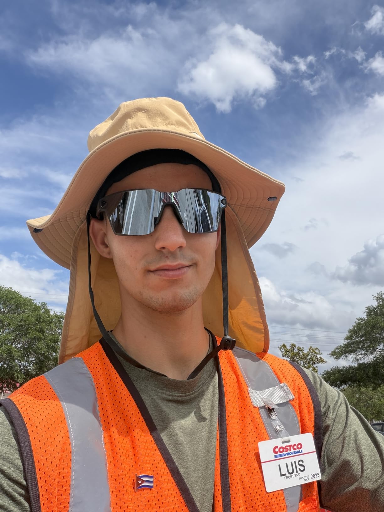 KastKing Tarkio Polarized Fishing Sunglasses, Large Single PC Lenses, Rimless Wrap Design, UV400 Protection Sports Sunglasses customer photo 1