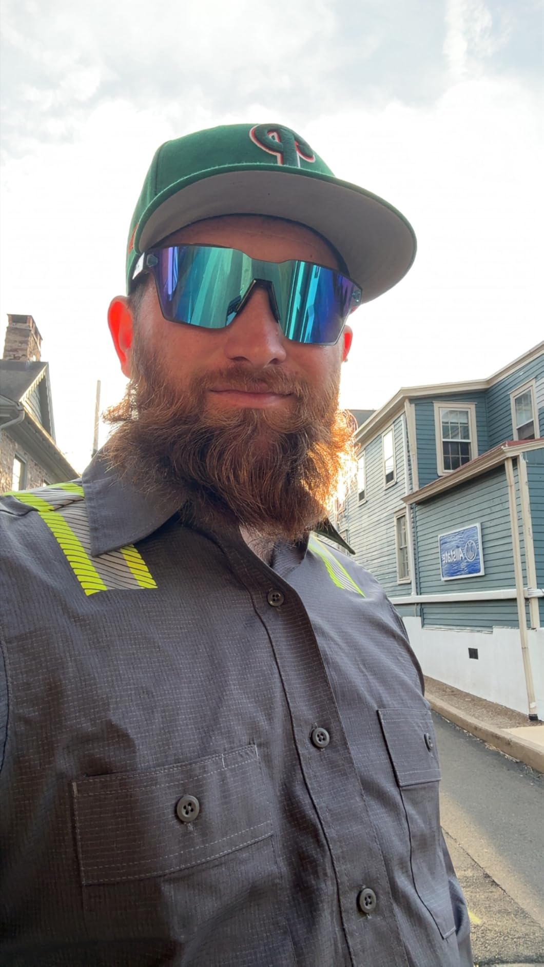 KastKing Tarkio Polarized Fishing Sunglasses, Large Single PC Lenses, Rimless Wrap Design, UV400 Protection Sports Sunglasses customer photo 2