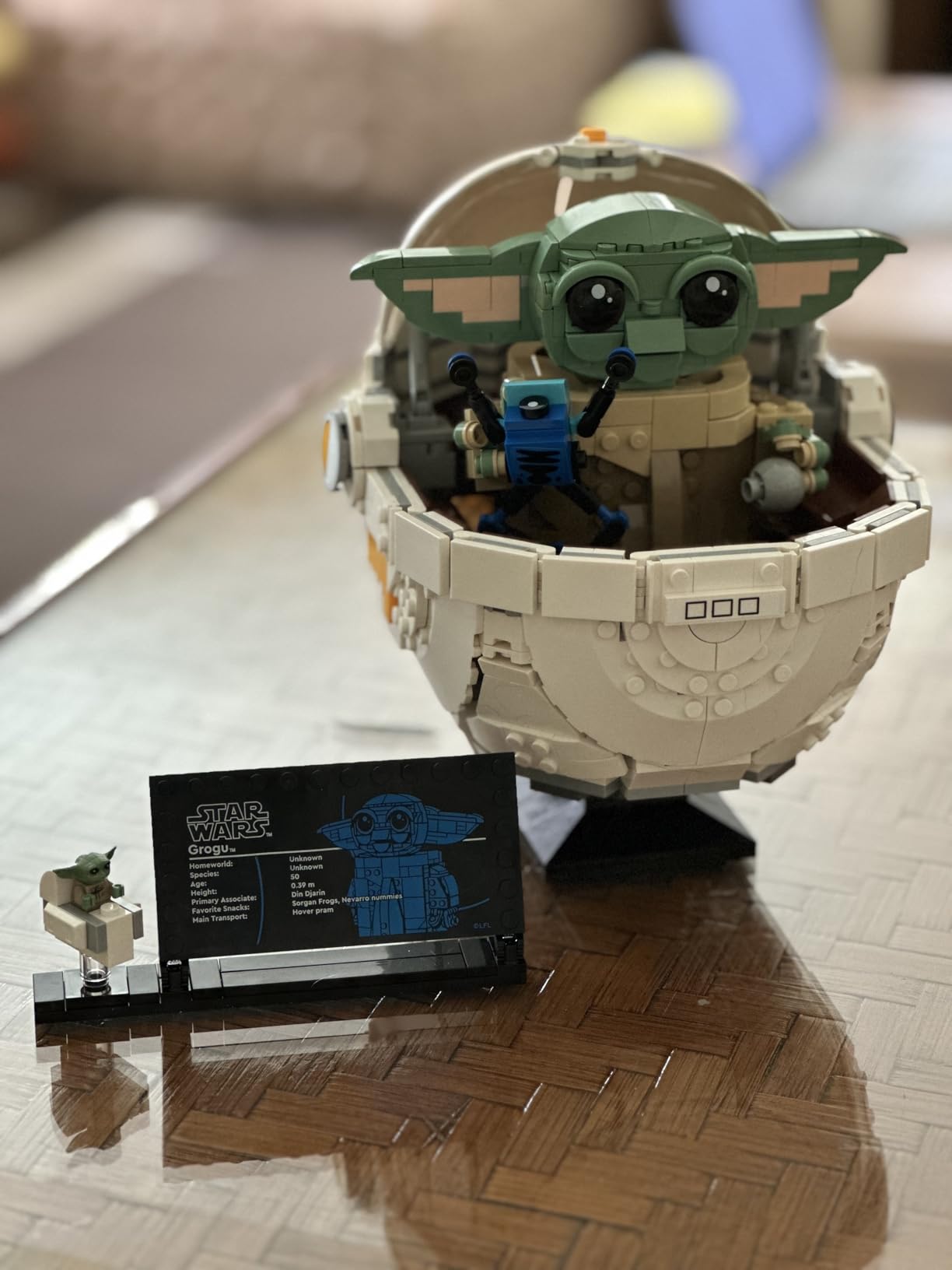 LEGO Star Wars Grogu with Hover Pram Building Toy Set - Star Wars Toy for Kids, Boys & Girls, Ages 10+ - Gift Idea for Birthday - 75403 customer photo 2