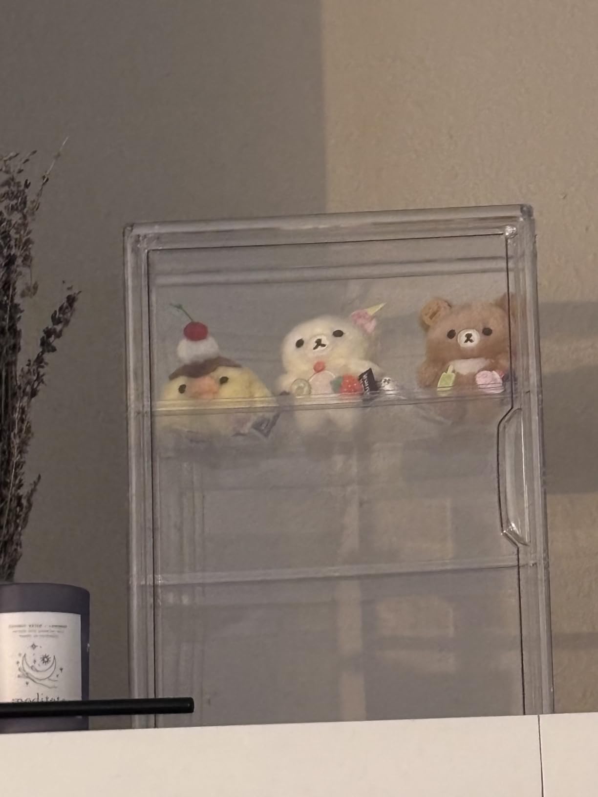 Attelite Acrylic Display Case, Upgrade 4 Tiers Clear Display Case with 3 Adjustable Divider, 2 Pack Stackable Large Storage Box with Magnetic Door for Collectibles Action Figures customer photo 1