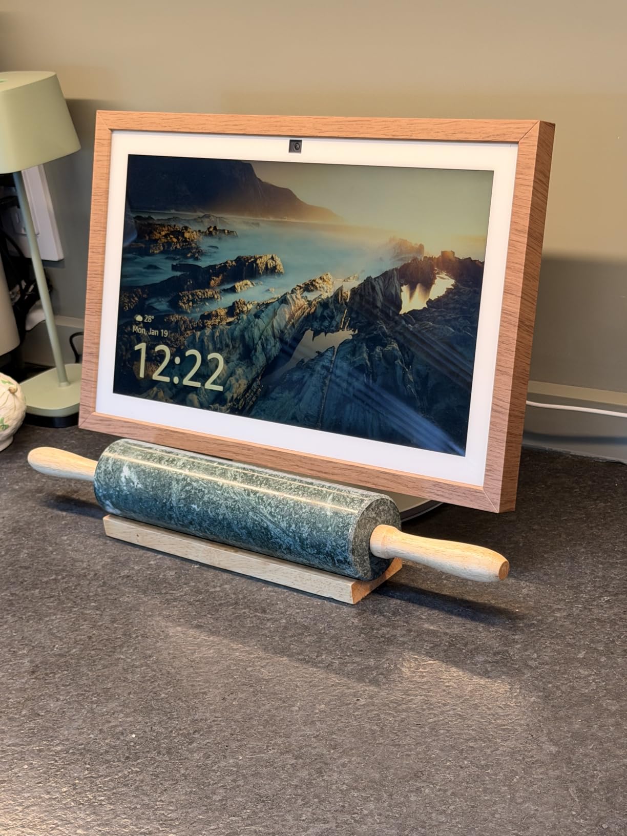 Amazon Premium Adjustable Stand | Designed for Amazon Echo Show 21 (sold separately) customer photo 2