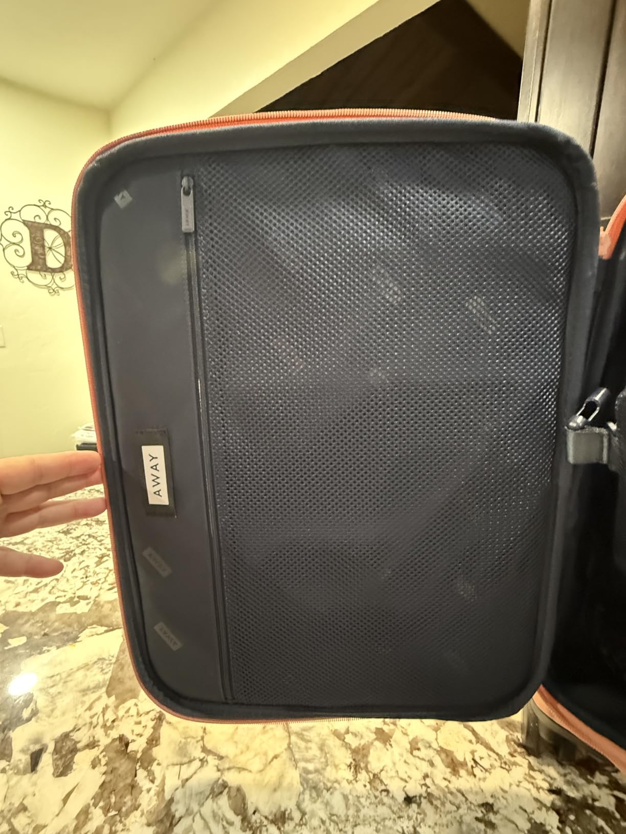 Away Carry-On Luggage - 22-Inch Lightweight, Expandable Softside Suitcase with 360 Spinner Wheels, Interior Compression System, TSA-Accepted Lock - Cloud Gray customer photo 2