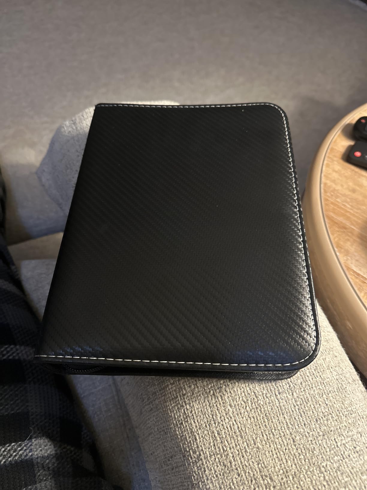 GERMUN Trading Card Binder, 900 Pockets Card Binder, 9-Pocket Sided Pocket Sports Card Binder, Premium Card Binders Compatible with MTG, TCG, Baseball Cards(Carbon Black) customer photo 1