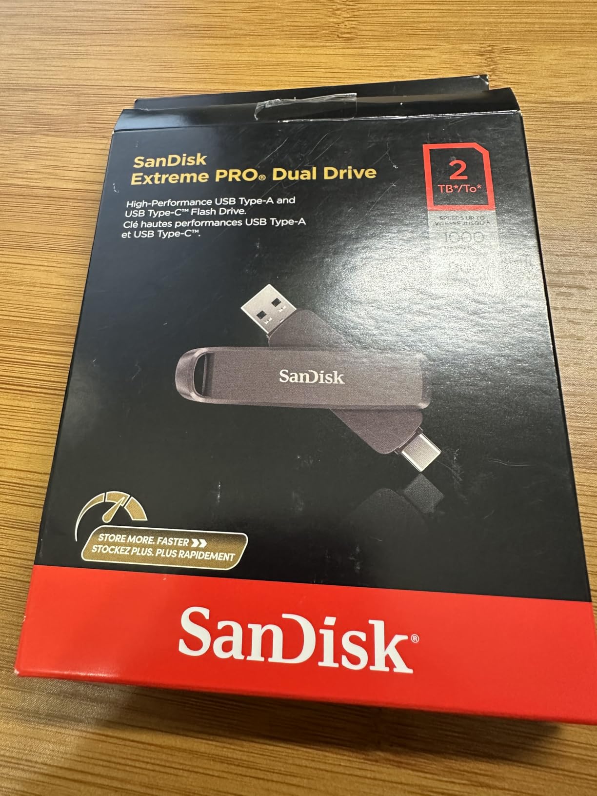 512GB Extreme PRO Dual Drive - Up to 1,000MB/s, USB Type-C, and USB Type-A, High-Performance Flash Drive - SDDDE1-512G-G46 customer photo 2