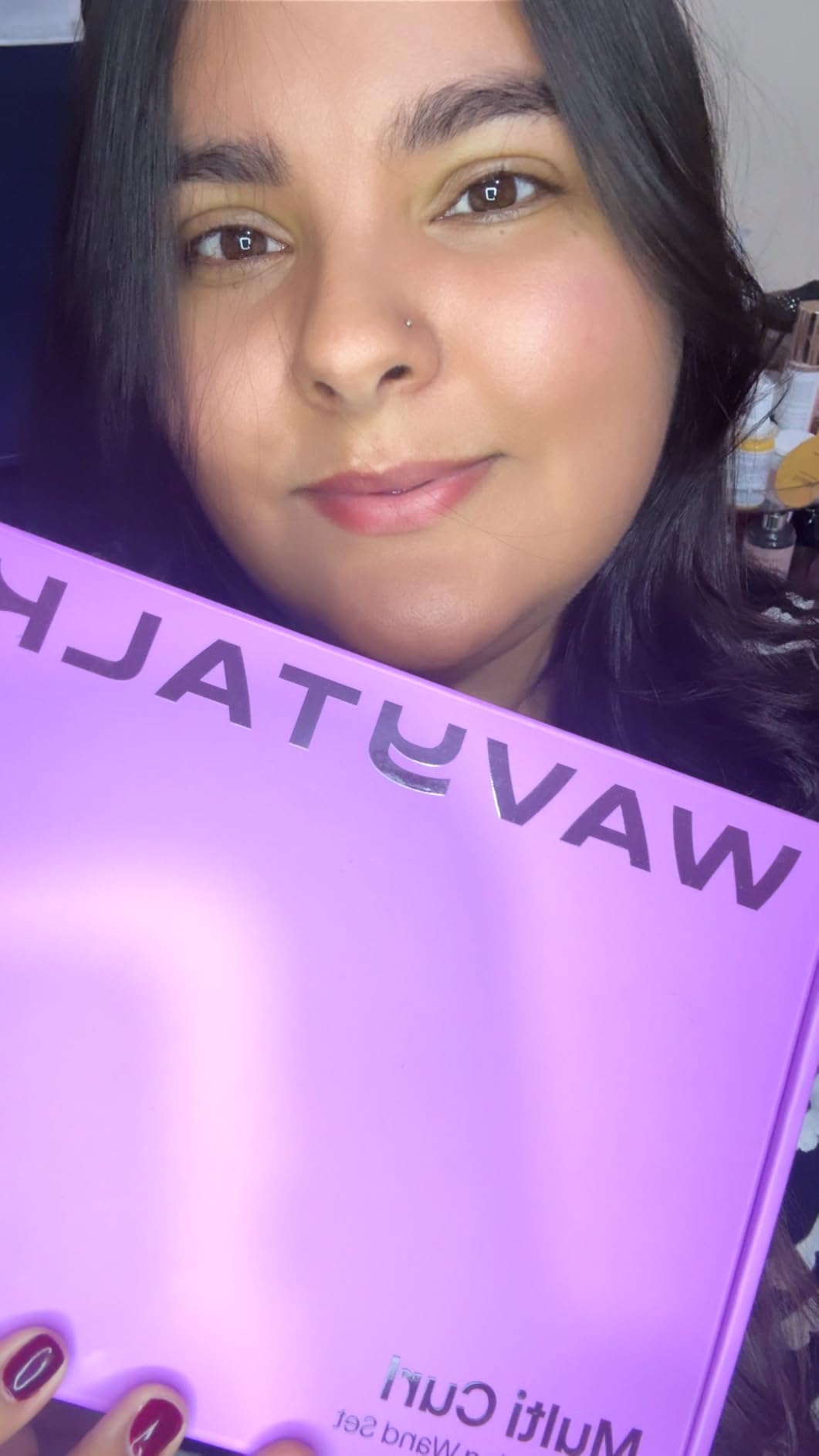 Wavytalk 3 in 1 Curling Wand Set, Multi Curl, Curling Iron Set with Heated Round Brush, Flat Iron Hair Straightener, 1 1/4 inch Curling Iron, Dual Voltage Hair Curler customer photo 2