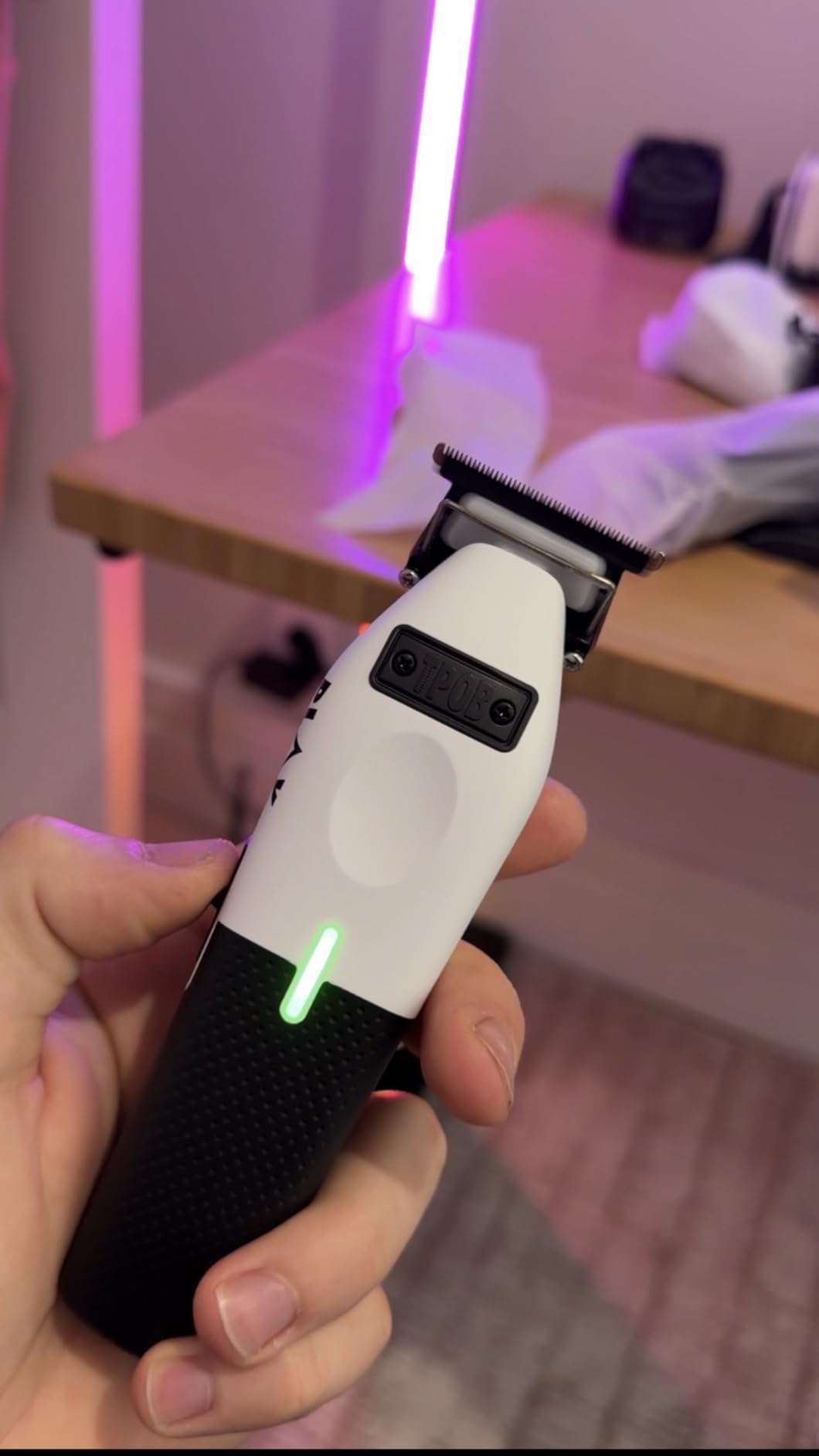 TPOB Play Barber Hair Clippers for Men 7500 RPM with Rubber Grips (Blackout 3 Set) customer photo 2