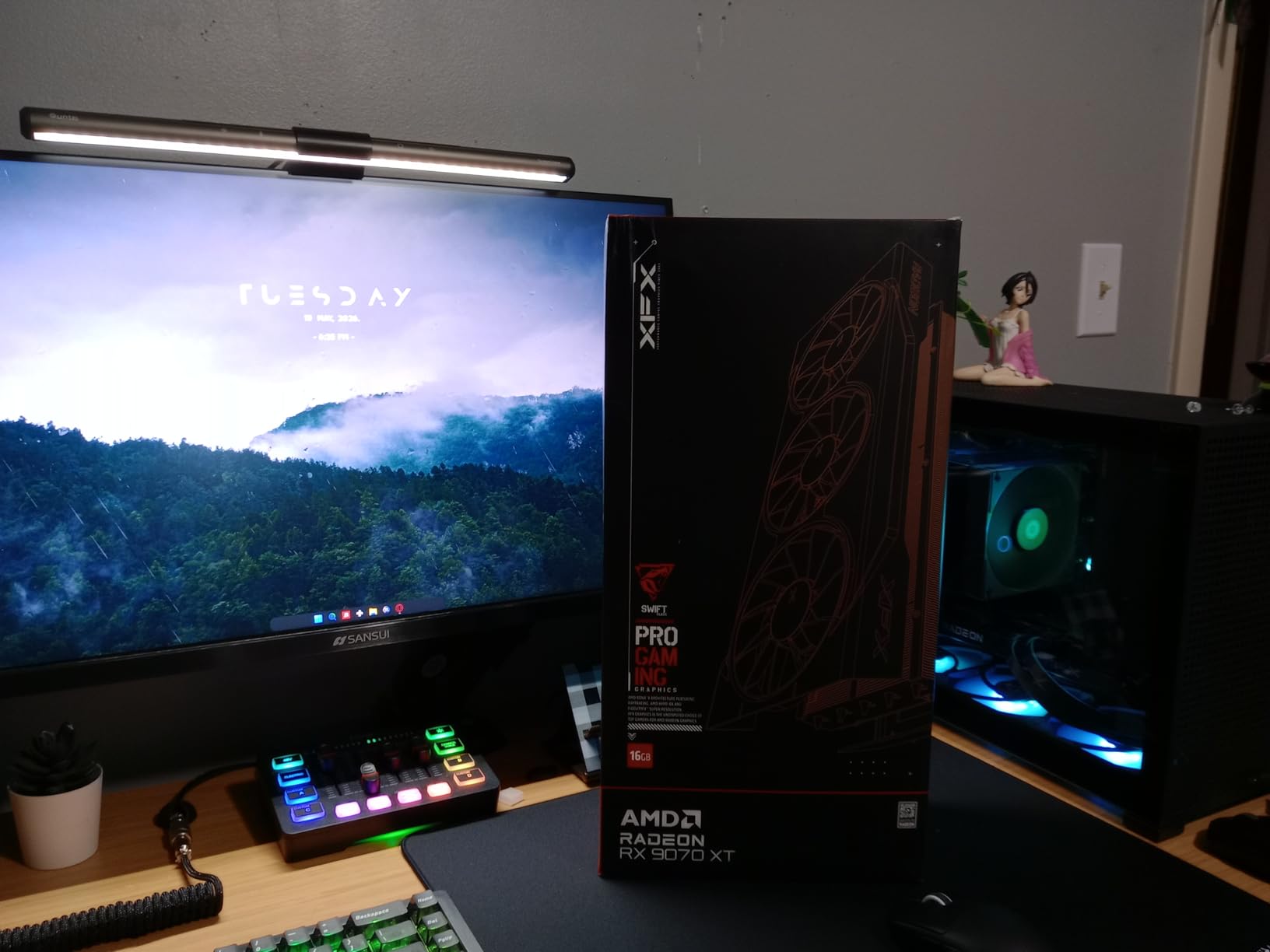 XFX Swift AMD Radeon RX 9070 XT Triple Fan Gaming Edition with 16GB GDDR6 HDMI 3xDP, RDNA 4 RX-97TSWF3B9, Graphics Card, Compatible with Desktop PCs customer photo 2