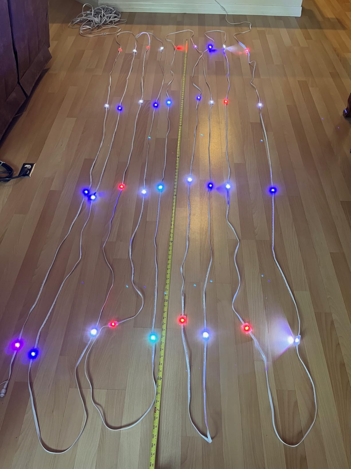 POOFZY Permanent Outdoor Lights for House, 200ft RGB+IC Smart Outdoor Decor, 50 Scene Modes, App/Remote Control, for Christmas, V-Day, Thanksgiving, Daily & Holiday Party Decor customer photo 2