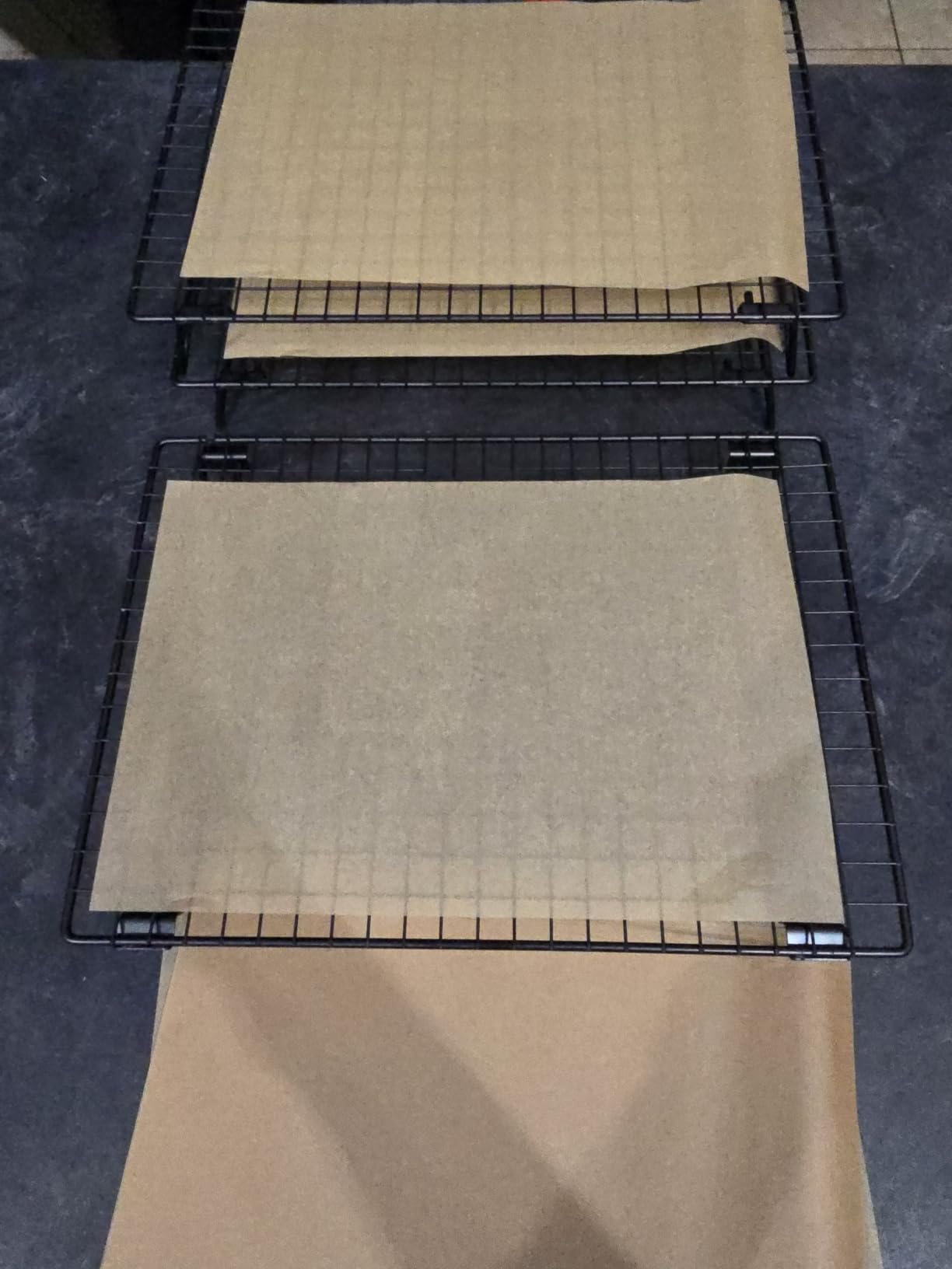 3 Layer Detachable Collapsible Cooling Racks, 17 * 11 Inch Cooling Wire Rack Stackable Drying Rack Cookie Rack Bread Cooling Rack customer photo 1