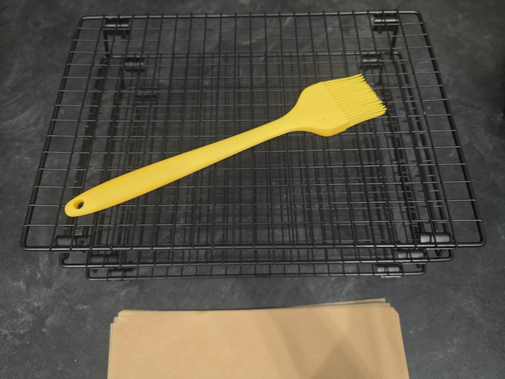 3 Layer Detachable Collapsible Cooling Racks, 17 * 11 Inch Cooling Wire Rack Stackable Drying Rack Cookie Rack Bread Cooling Rack customer photo 2