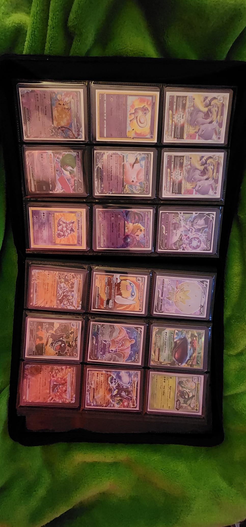 Toploader Binder Holds 324 Toploaders - 20 Toploaders|Waterproof PU Leather + Anti-Yellowing PP Inserts | Ridge Tab Sorting Portable top loader binder for cards(For Sports/Game Cards) customer photo 1