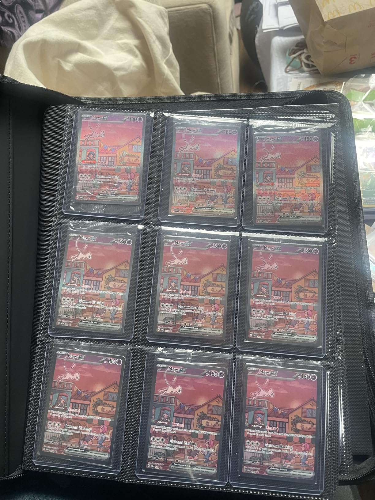 Toploader Binder Holds 324 Toploaders - 20 Toploaders|Waterproof PU Leather + Anti-Yellowing PP Inserts | Ridge Tab Sorting Portable top loader binder for cards(For Sports/Game Cards) customer photo 2