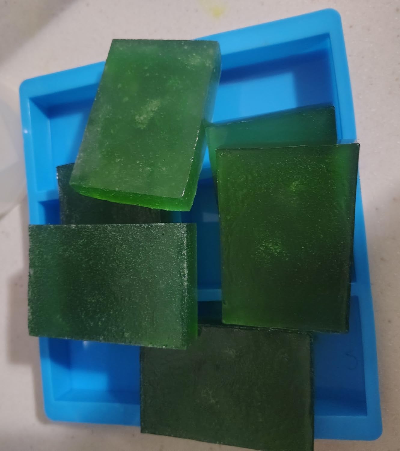 SJ Silicone Soap Molds 3 Packs, Rectangle Soap Molds for Soap Making, 6 Cavity Mold for Homemade Craft Soap Mold customer photo 2