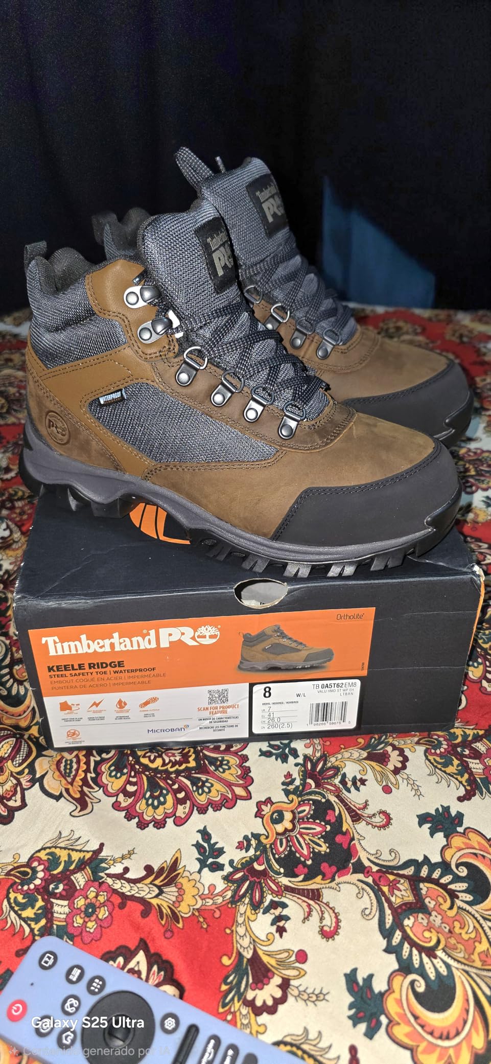 Timberland PRO Men's Keele Ridge Steel Safety Toe Waterproof Industrial Hiker Work Boot customer photo 1