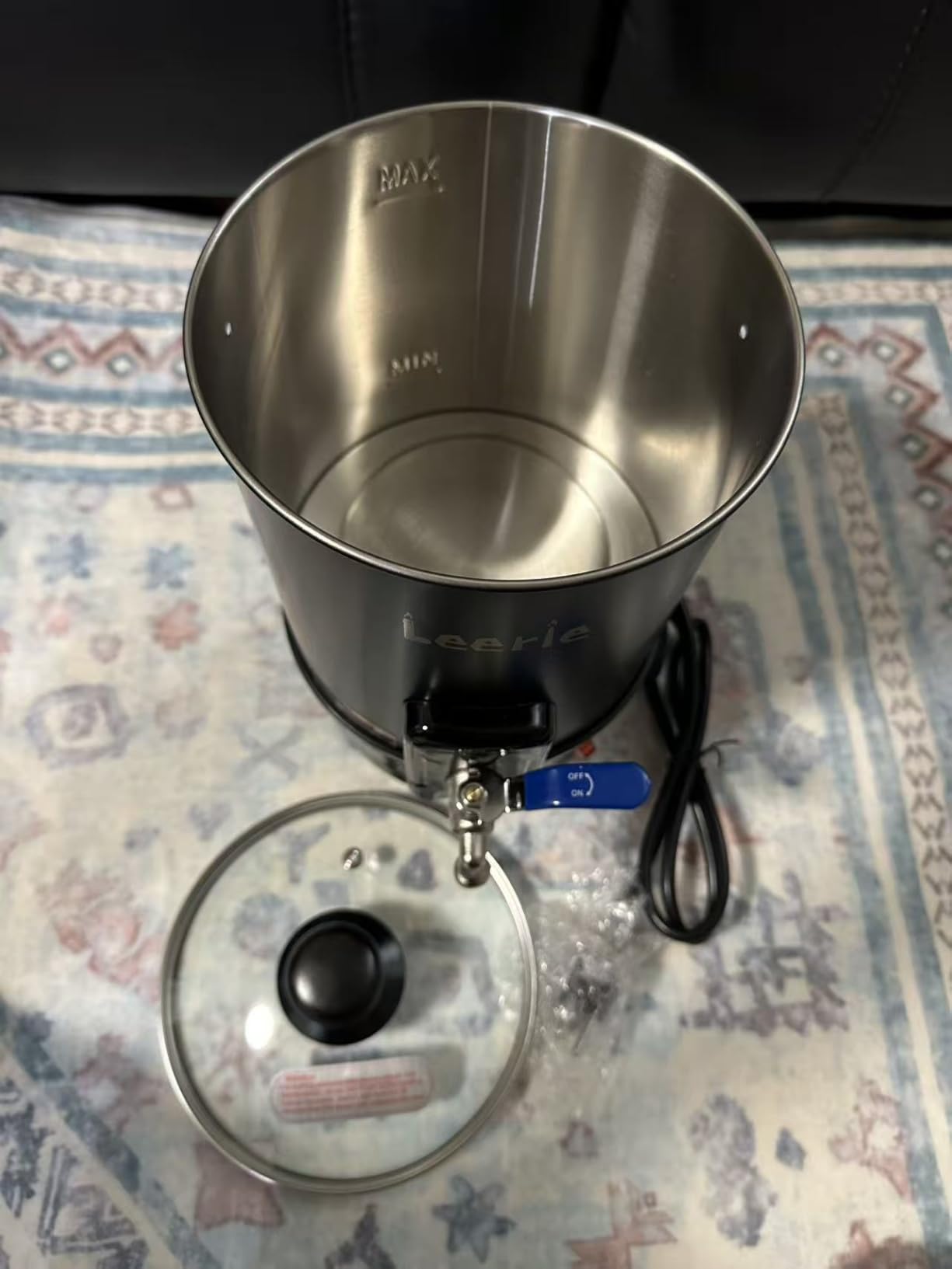 Leerie M4 8Lbs Wax Melter for Candle Making - Heating Core Brass Spout & Temp Control, No Clog, Easy to Clean - Electric Wax Melting Pot for DIY Candle Makers & Beginners customer photo 2