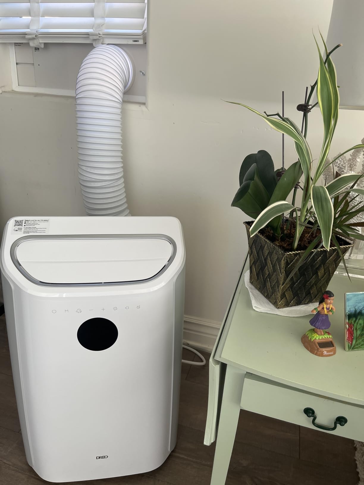 DREO Portable Air Conditioner 515S, 12000 BTU ASHRAE (8000 BTU DOE) Smart AC Unit for Bedroom with Drainage-free Cooling, Fan & Dehumidifier 3 in 1, APP/Voice/Remote, Quiet Standing AC for Room Indoors customer photo 2