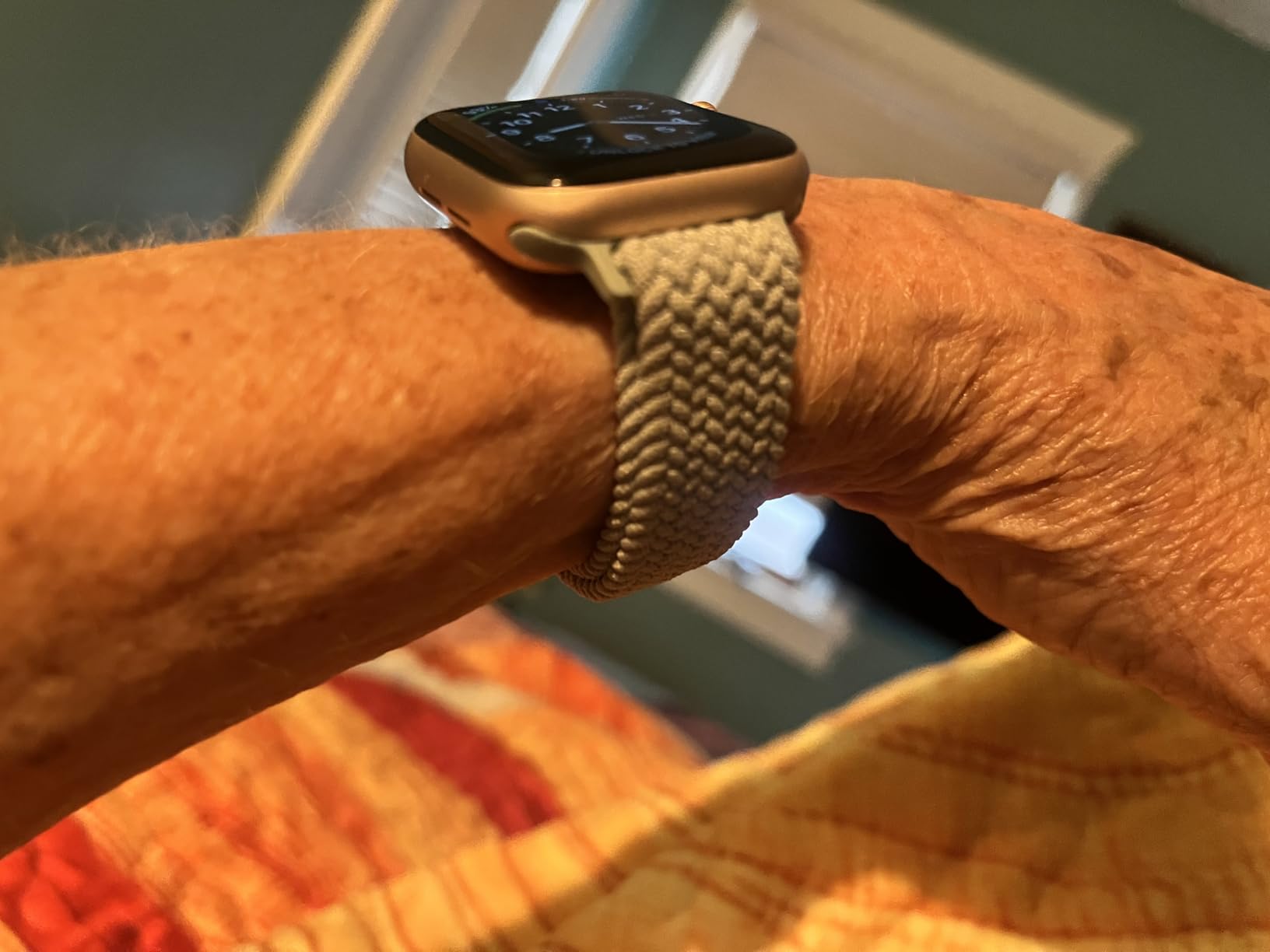 Imperium Adapt Wide Adjustable Nylon Braided Watch Band - Compatible with All Apple Watches - Solace Apple Watch Bands for Women & Men customer photo 1