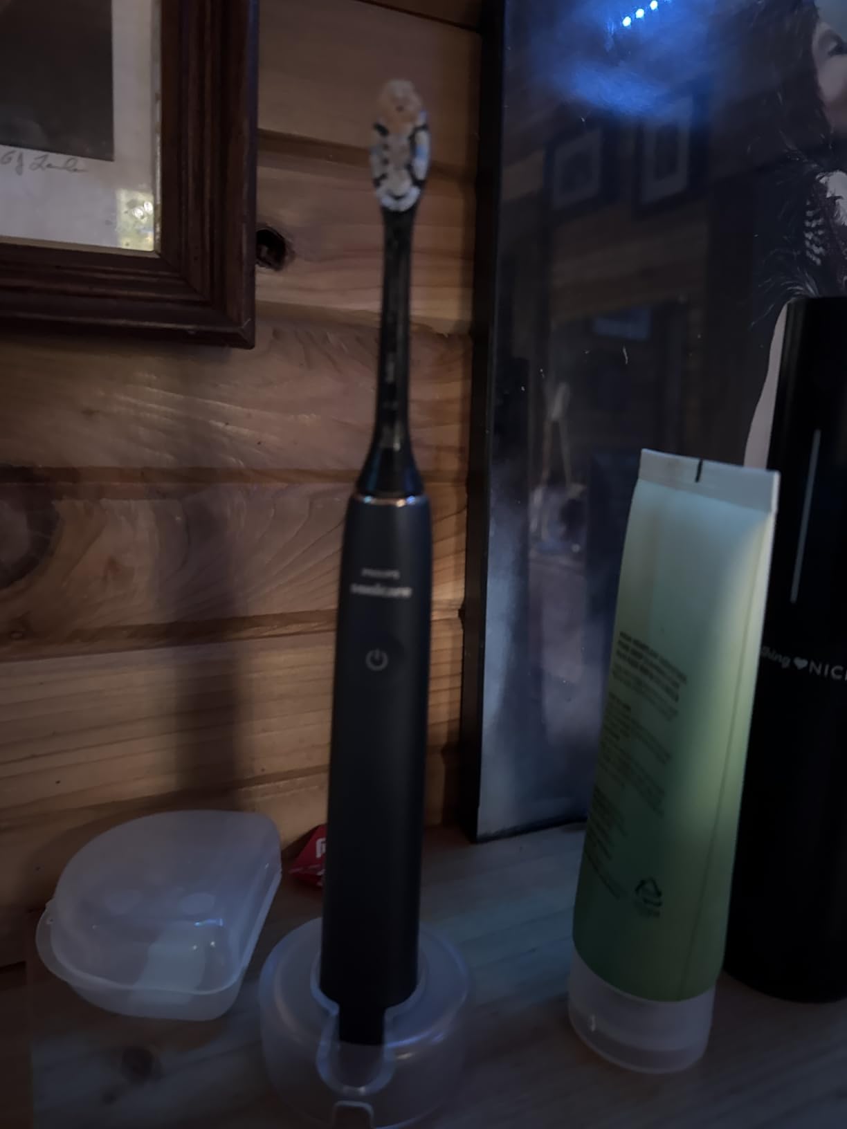 Philips Sonicare DiamondClean 9900 Prestige Electric Toothbrush - with SenseIQ Technology and Advanced AI App, 5 Brushing Modes, 3 Intensity Levels, Charging Travel Case,Midnight Blue, Model BD9002AZ customer photo 1