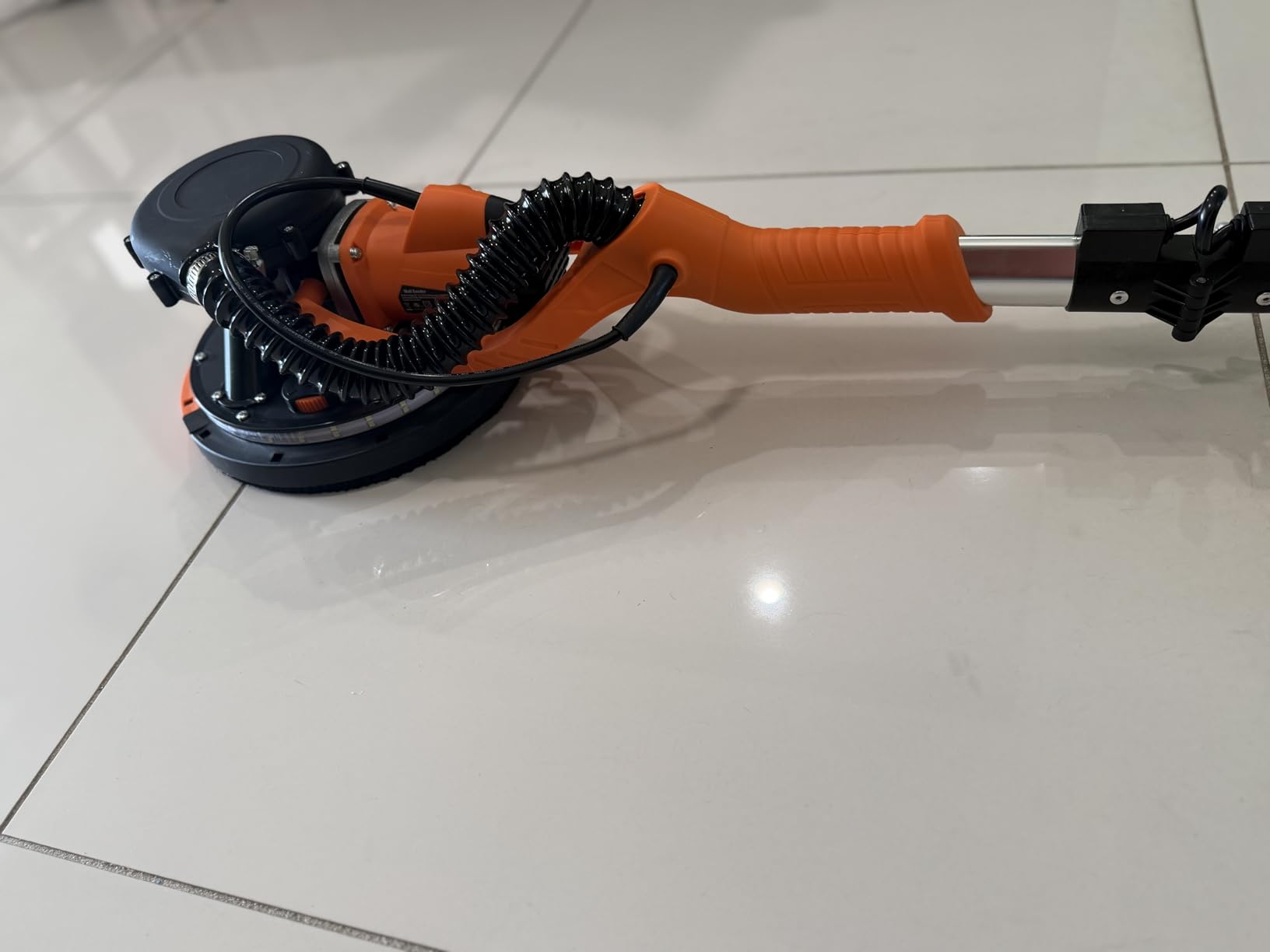 Drywall Sander Tool, KUPERIA 8.5 Amp Popcorn Ceiling Removal Tool with 7 Variable Speed 800-1800RPM, Electric Drywall Sander with Extendable Handle, LED Light,6 Basic Sand Paper & 6 Grid Sandpaper customer photo 1