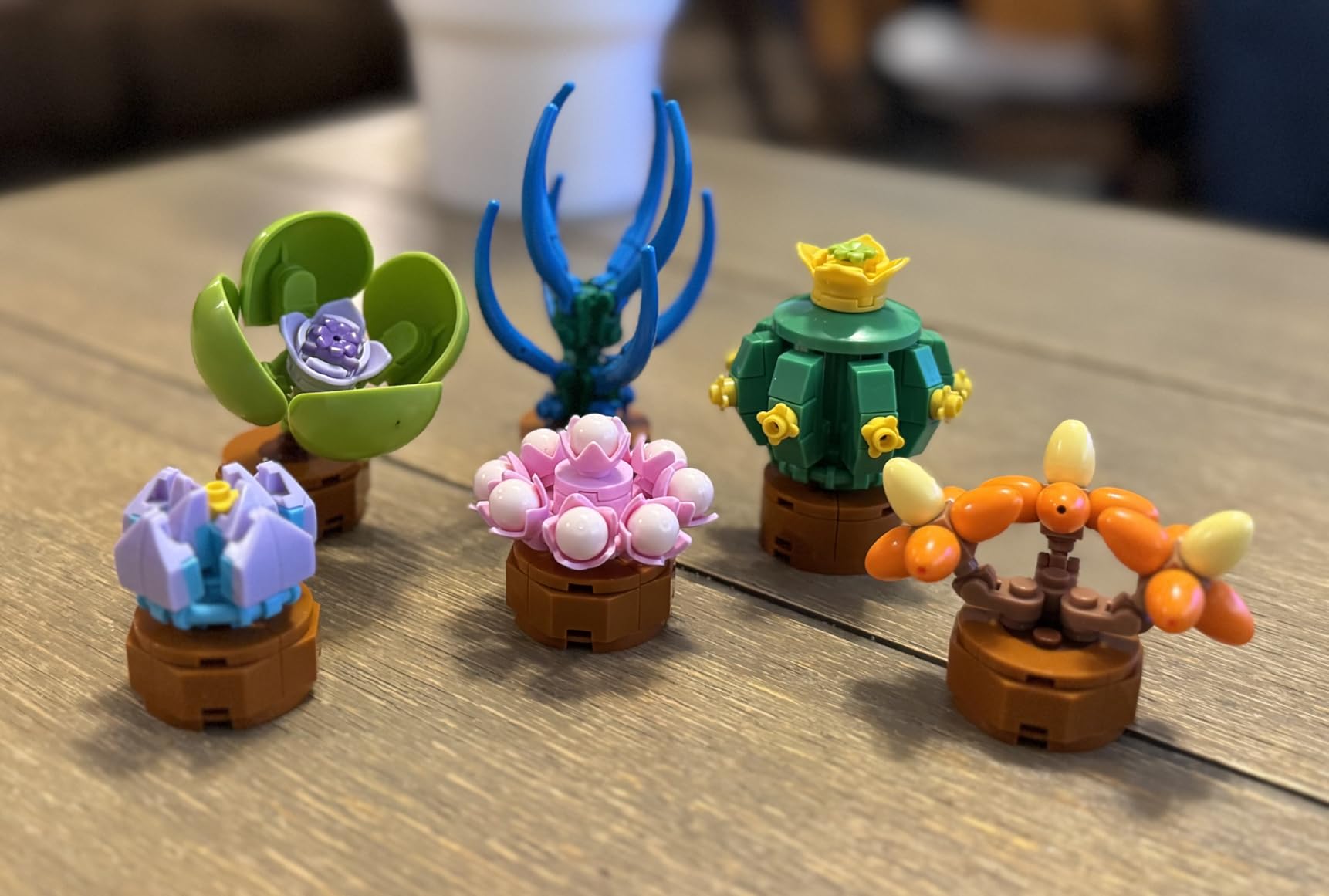 24 Pack Flowers Succulents Party Favors for Kids Building Set - 1012PCS Botanical Bonsai 3.6mm Mini Building Blocks Toy for Goodie Bags Stocking Stuffers Classroom Prize Birthday Gifts for Girl Boy 6+ customer photo 1