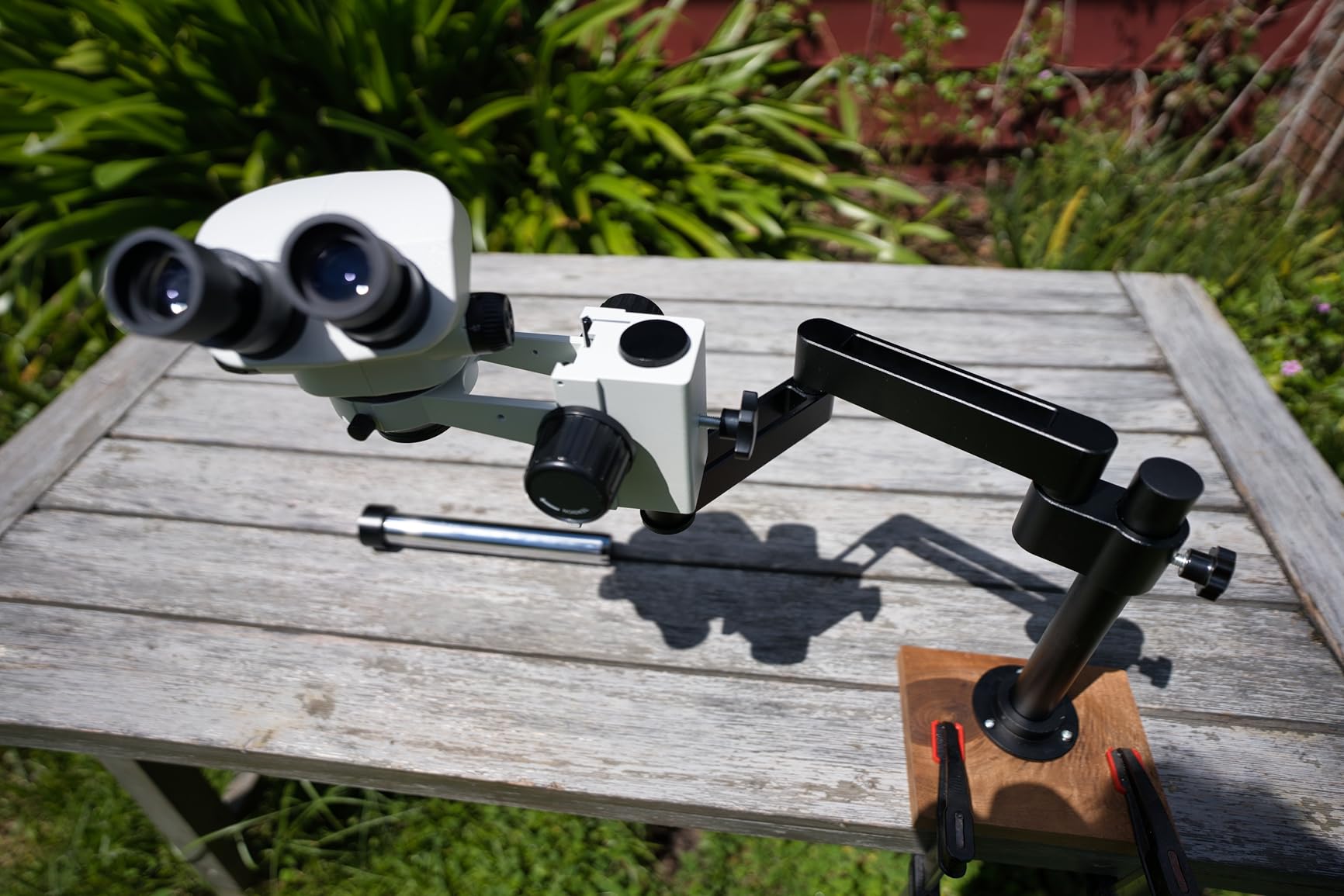 TOAUTO Multi-Directional Microscope 7X-50X Magnification Jewelry Inlaid Microscope with Adjustable Bracket & Ring LED Light customer photo 2