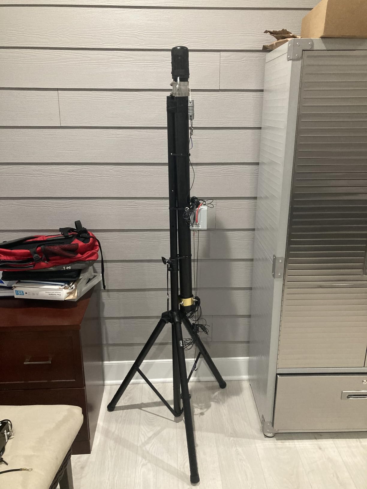 Pyle Universal Speaker Stand 2-Pack - Heavy Duty Tripod Mount Holder Set, Height Adjustable from 40