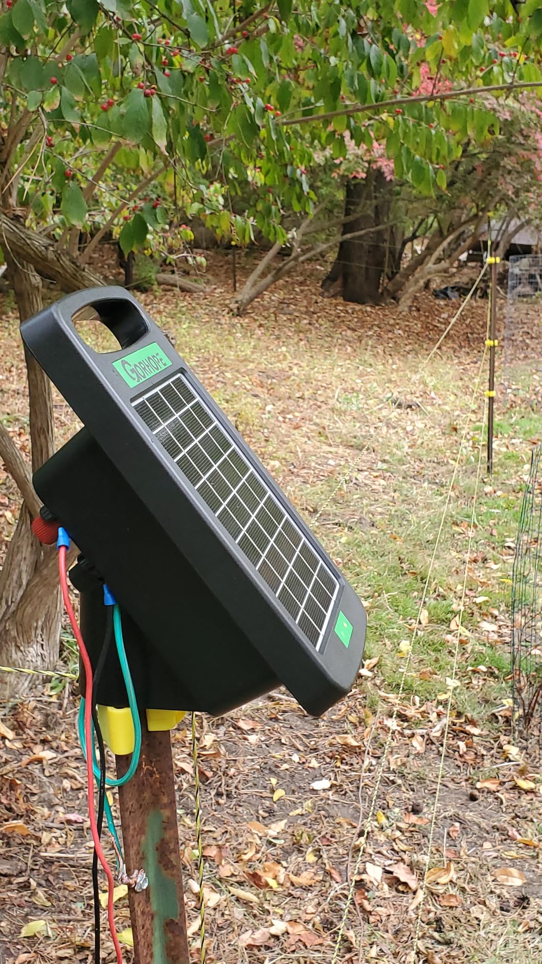 20 Miles Solar Electric Fence Charger, Output 0.32J Electric Fence Charger, 24-Hour Uninterrupted Protection Solar Fence Chargers, Solars Fence Energizerr that can Work for 14 Days Without Sunlight customer photo 1